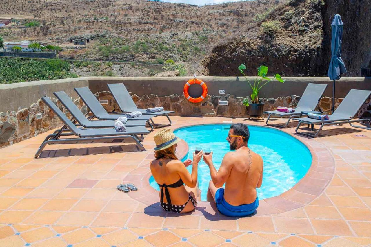 Casa Cueva El Caidero Guest House Artenara Ngoại thất bức ảnh
